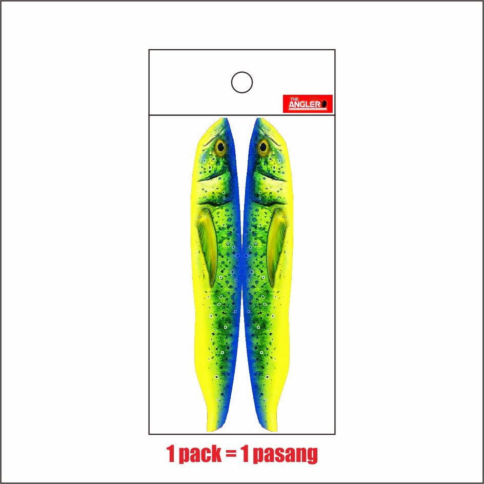 Dragmetal Long Mahi Water Slide Decal Metal Jig 50g 60g 80g