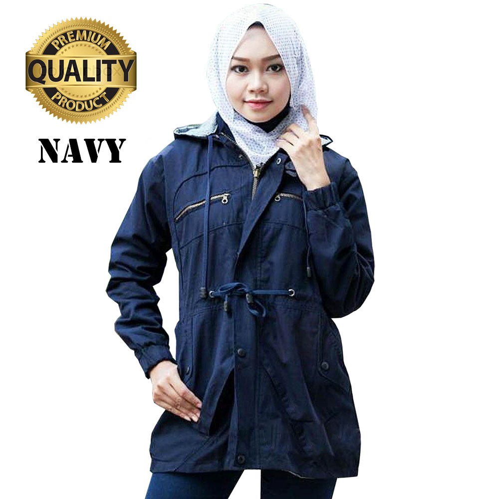 JAKET PARKA WANITA SIZE BESAR BOLAK BALIK