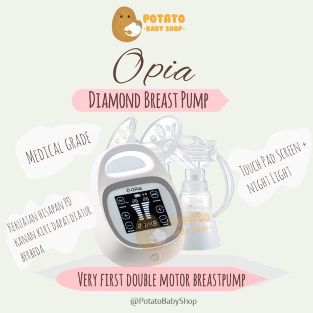 Opia Diamond Breast Pump - Pompa Asi Elektrik