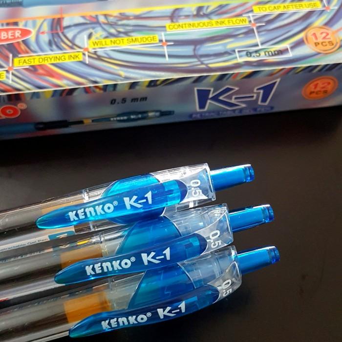 

PULPEN KENKO K-1 0,5MM HITAM BIRU (PER LUSIN) Berkualitas