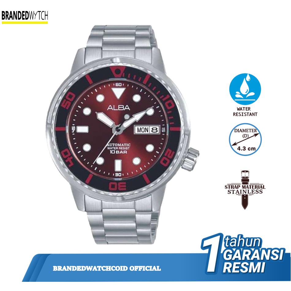 Alba AL4265X1 Jam Tangan Pria Alba AL4265 Original Diamter 4,3 cm