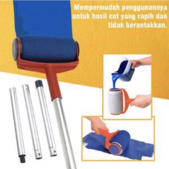 QUALITY READY INSTANT GOSEND GRAB Kuas Cat Milenial | Paint Roller FT