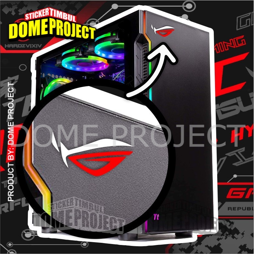 ROG STICKER CUTTING SATUAN STIKER MOBIL STIKER KACA MOBIL STICKER PC