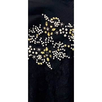 dress kemben hitam party dress secondhand