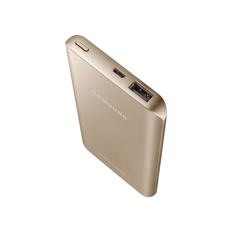 Power bank 5200mAh Samsung Powerbank 5200mAh Fast Charging Power bank 5200 mAh -Gold