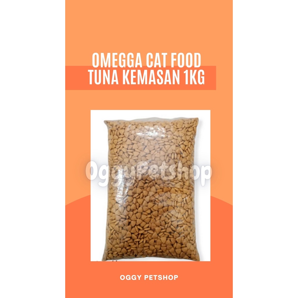 OMEGGA CAT FOOD TUNA FLAVOR  MAKANAN KUCING KEMASAN 1Kg