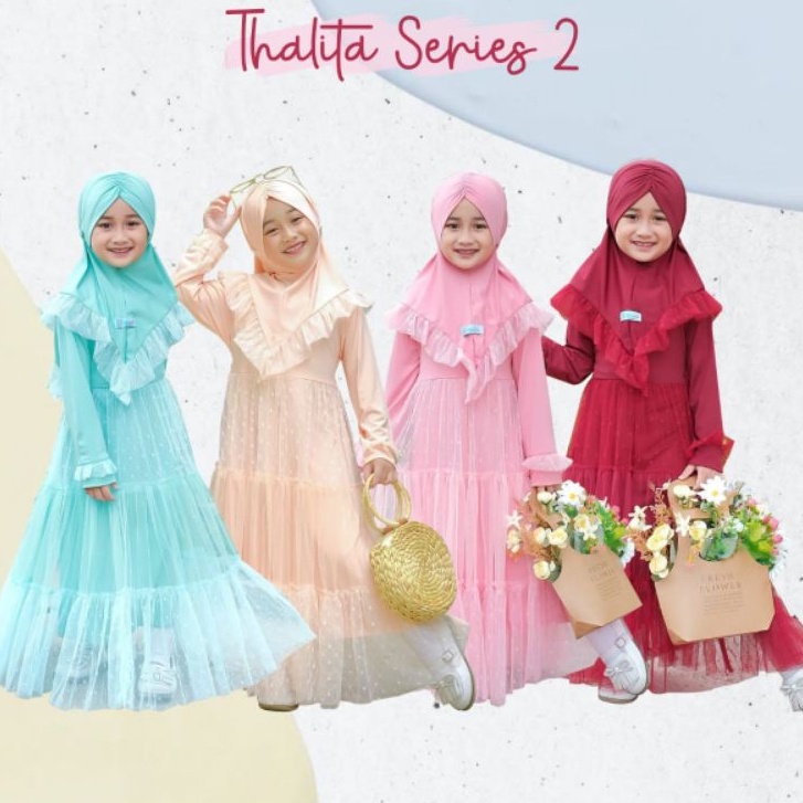 Gamis Set Talita 2 / gamis anak tulle