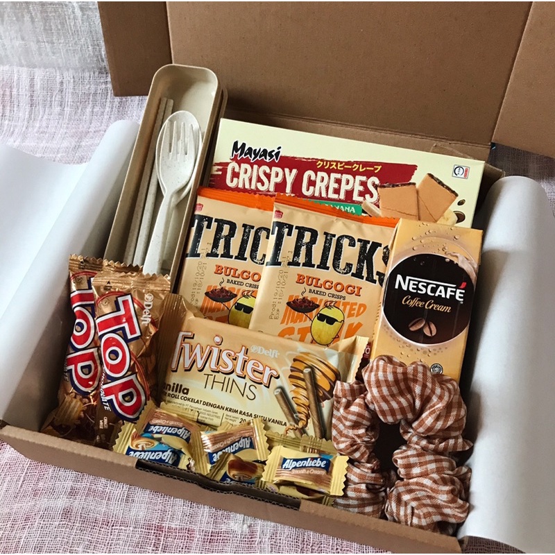 

[READY STOCK] SNACK BOX / GIFT BOX / SNACKBOX MONOCHROME (Regular package)