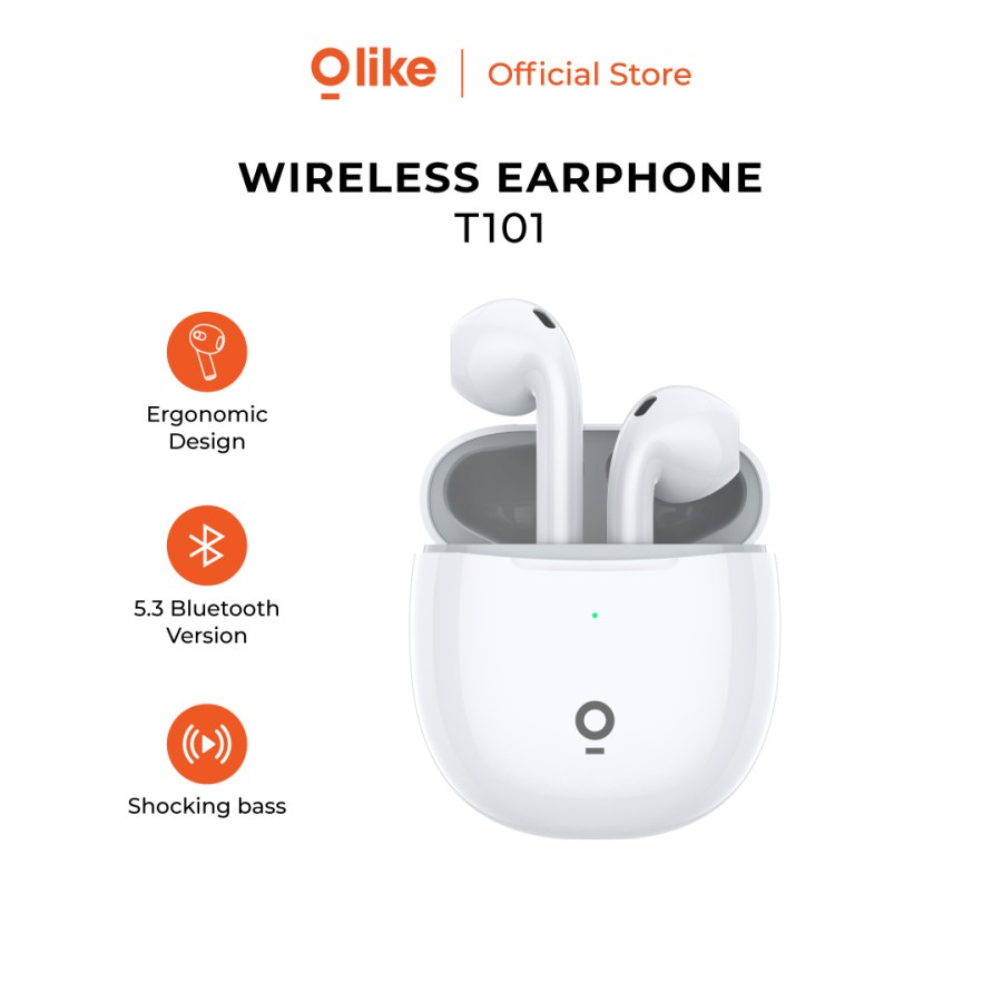 Olike T101 Wireless Earphone Bluetooth TWS - Garansi Resmi Olike