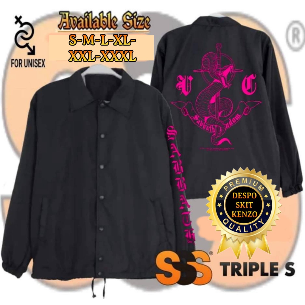 READY SIAP KIRIM COACH JAKET SABBATH CREW WOOIN VERSION JACKET WEBTOON WIND BREAKER HUMMING BIRD BYC