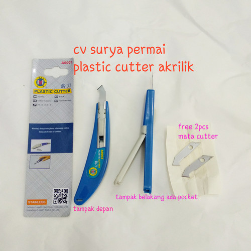 

PISAU PLASTIC CUTTER ACRYLIC AKRILIK CMART