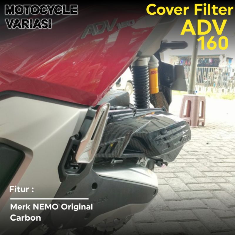 Cover Filter ADV 160 Carbon Cover Tutup Filter ADV 160 Carbon Nemo