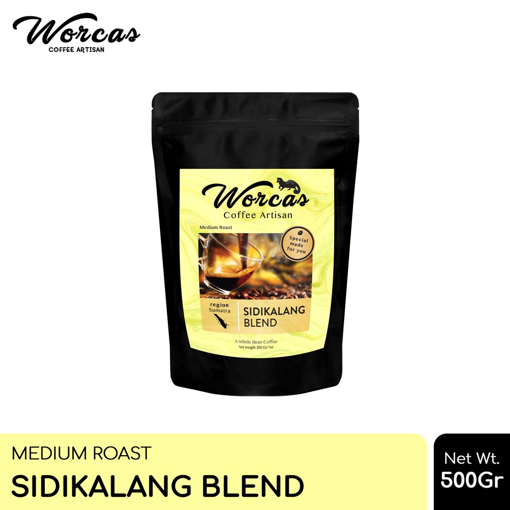 

WORCAS Kopi Sidikalang Blend 500 Gram | Medium Roast