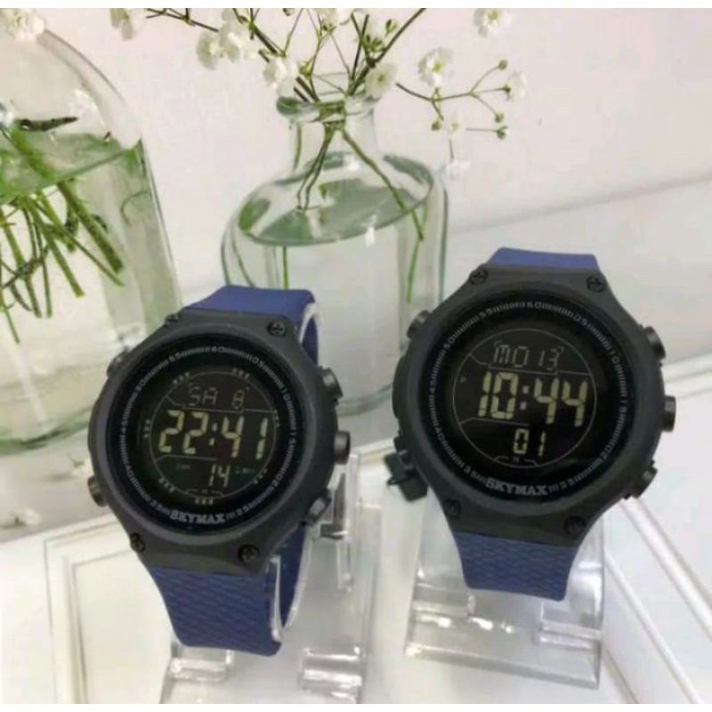 JAM  TANGAN SKYMAX ORIGINAL PRIA DAN WANITA  Standar Militeri Waterproof Anti Air Besseller Jam tangan Skymax original Tahan air bisa di bawa berenang