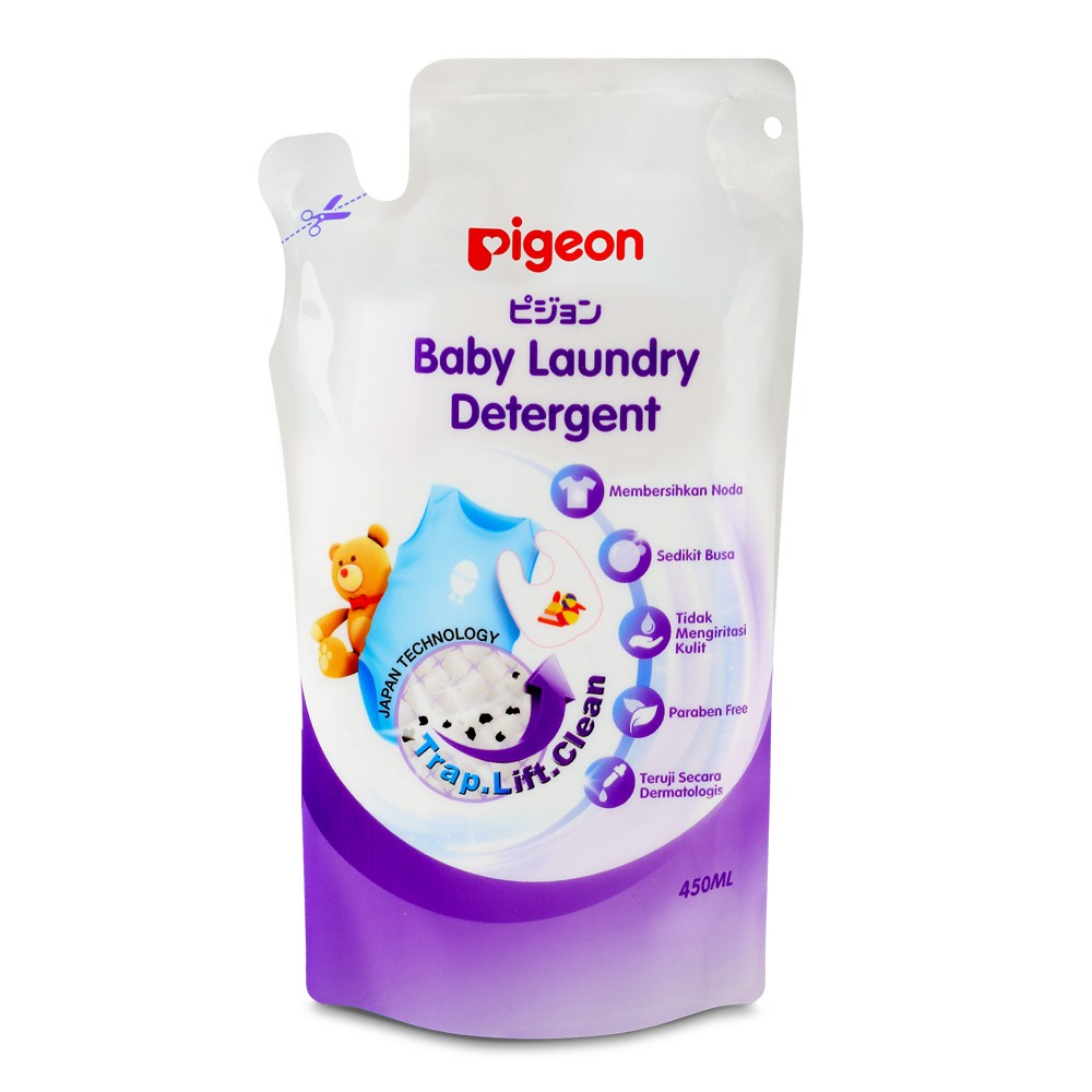 PIGEON MURAH LIQUID CLEANSER PEMBERSIH BOTOL / LAUNDRY DETERGENT 450ML REFILL