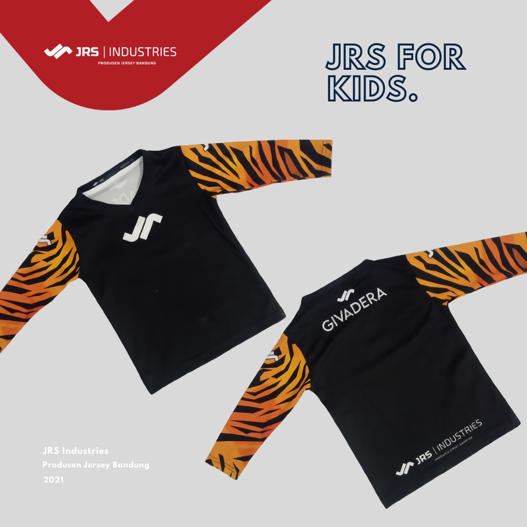 JRS KIDS TIGER / Jersey Custom Anak / Jersey Push Bike / Jersey Sepeda