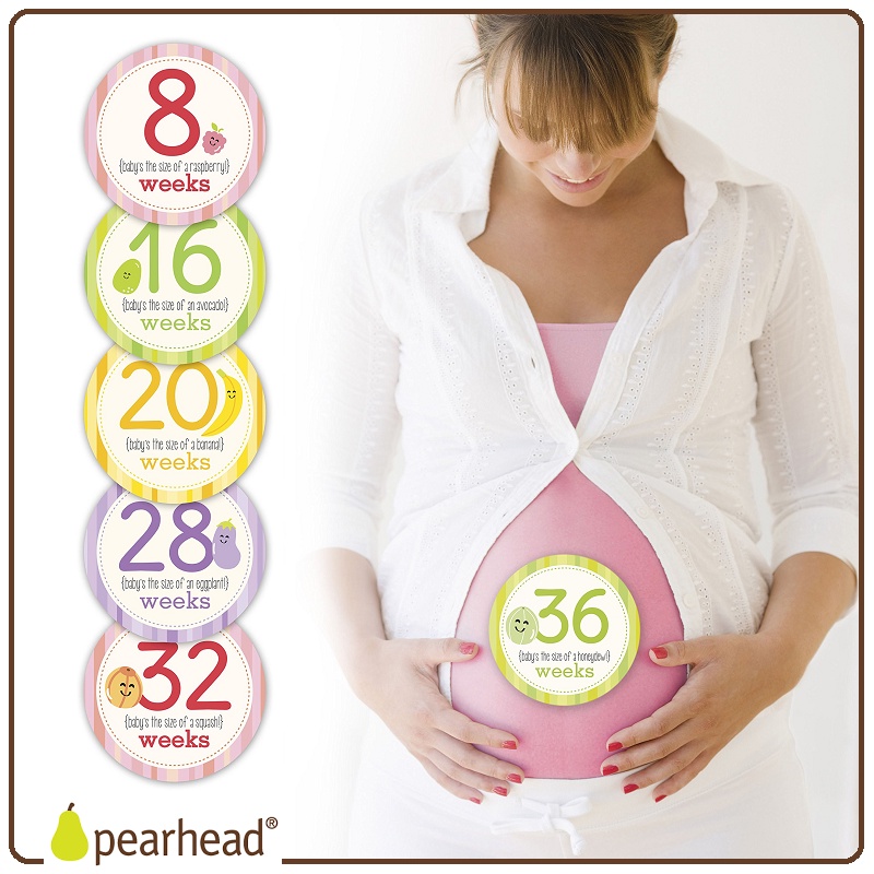 Pearhead Mommy Belly Stickers