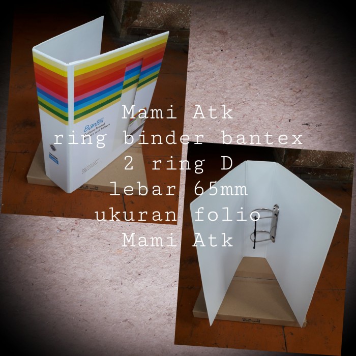

Produk Unggulan Insert Ring Binder Bantex 2 Ring 65Mm Size Folio No Ref 8563 Bagus