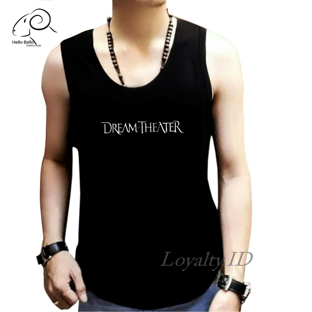 DREAM THEATER SINGLET PRIA KAOS DALAM PRIA MURAH ATASAN PRIA LEKBONG SINGLET DISTRO