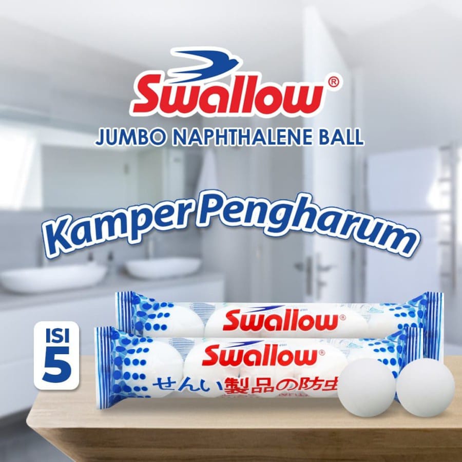 KAMPER SWALLOW TOILET JUMBO BALL ISI 5 NAPHTHALENE BALL S-114 KAMPER BARUS