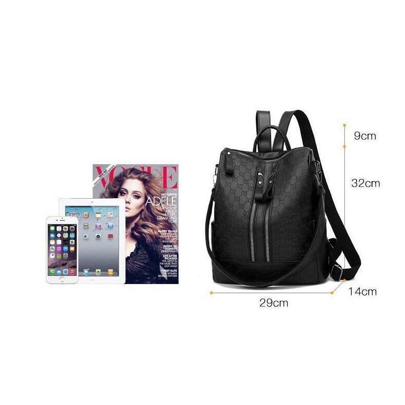 GT 1665 RISCE TAS RANSEL KULIT IMPORT WANITA CEWEK PEREMPUAN JAKARTA BATAM LT 1056 EL 6010 BQ 3198