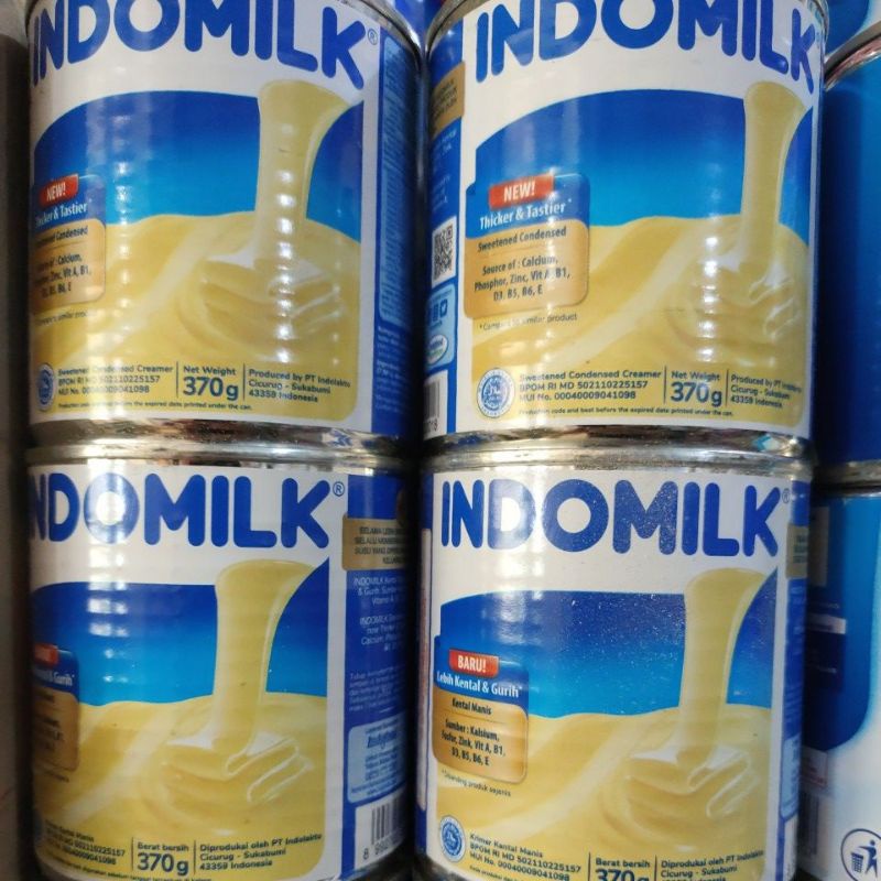 

susu Indomilk kaleng 370 gram