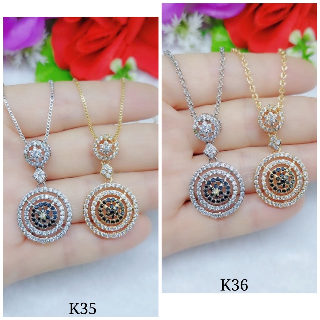 Kalung xuping permata lapis emas fashion jewellery K35-40