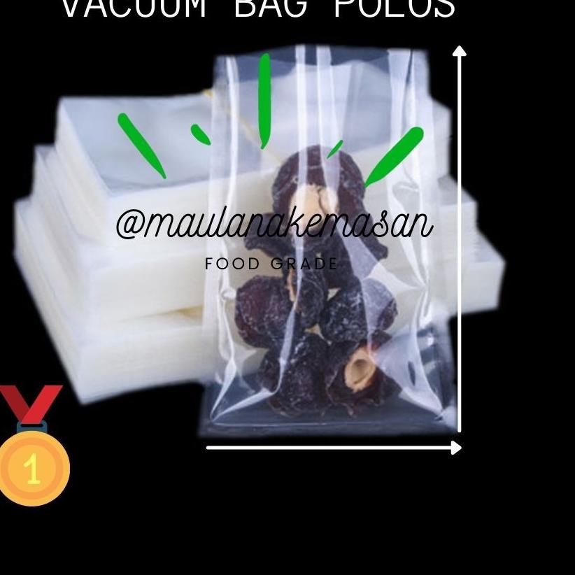 

♚ Plastik vakum vacuum bag 15x25 cm 50 lembar berkualitas 80 micron ⅍