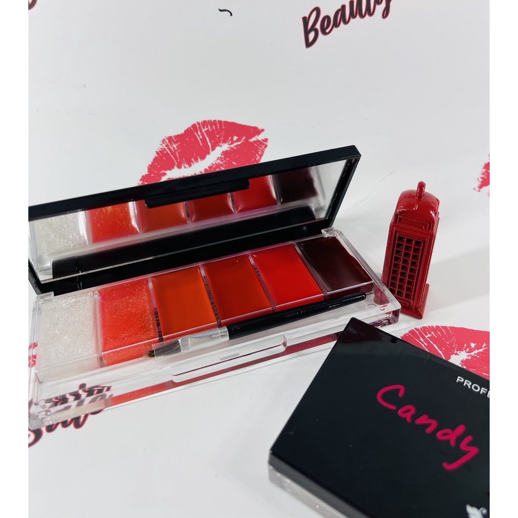 READY STOCK Candy lip palette / OBUSE cosmetic