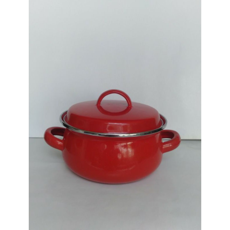 Panci Enamel Warna 14 cm Kedaung