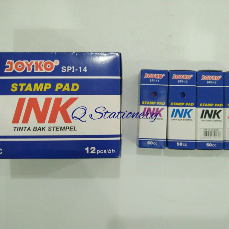 

Tinta stamp pad/ tinta bak stempel Joyko