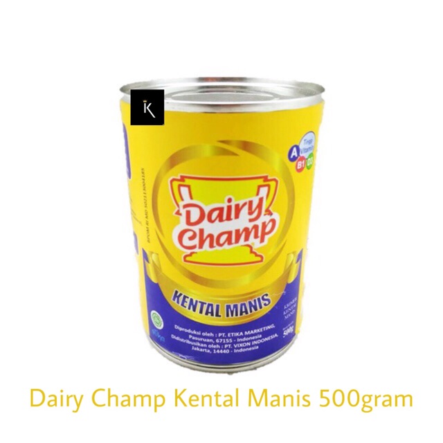 

DAIRY CHAMP 480 gr / SUSU KENTAL MANIS / KRIMER KENTAL MANIS