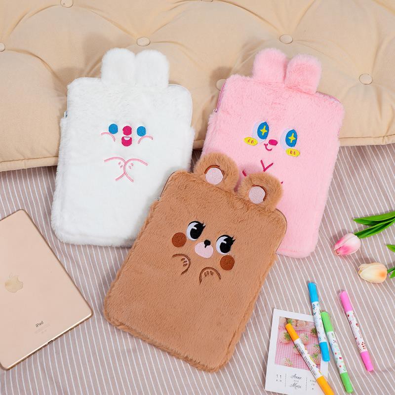 Tas tablet tas penyimpanan ipad pouch cute bear kekinian tablet pouch sleeve sarung ipad