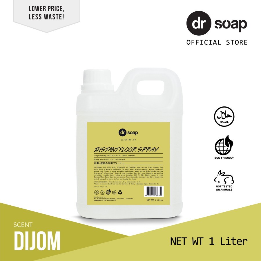 dr soap Instant Floor Spray Sabun untuk Robot Vacuum Cleaner 500ml