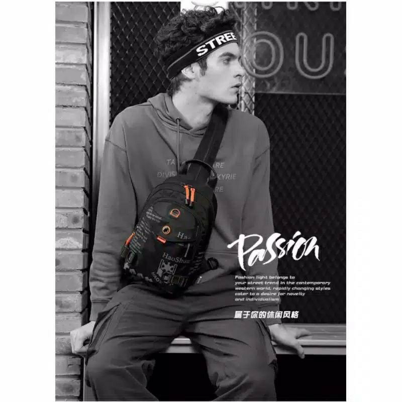 Tas Gaul Haoshuai / Slingbag Haoshuai bisa Ransel kode 5122