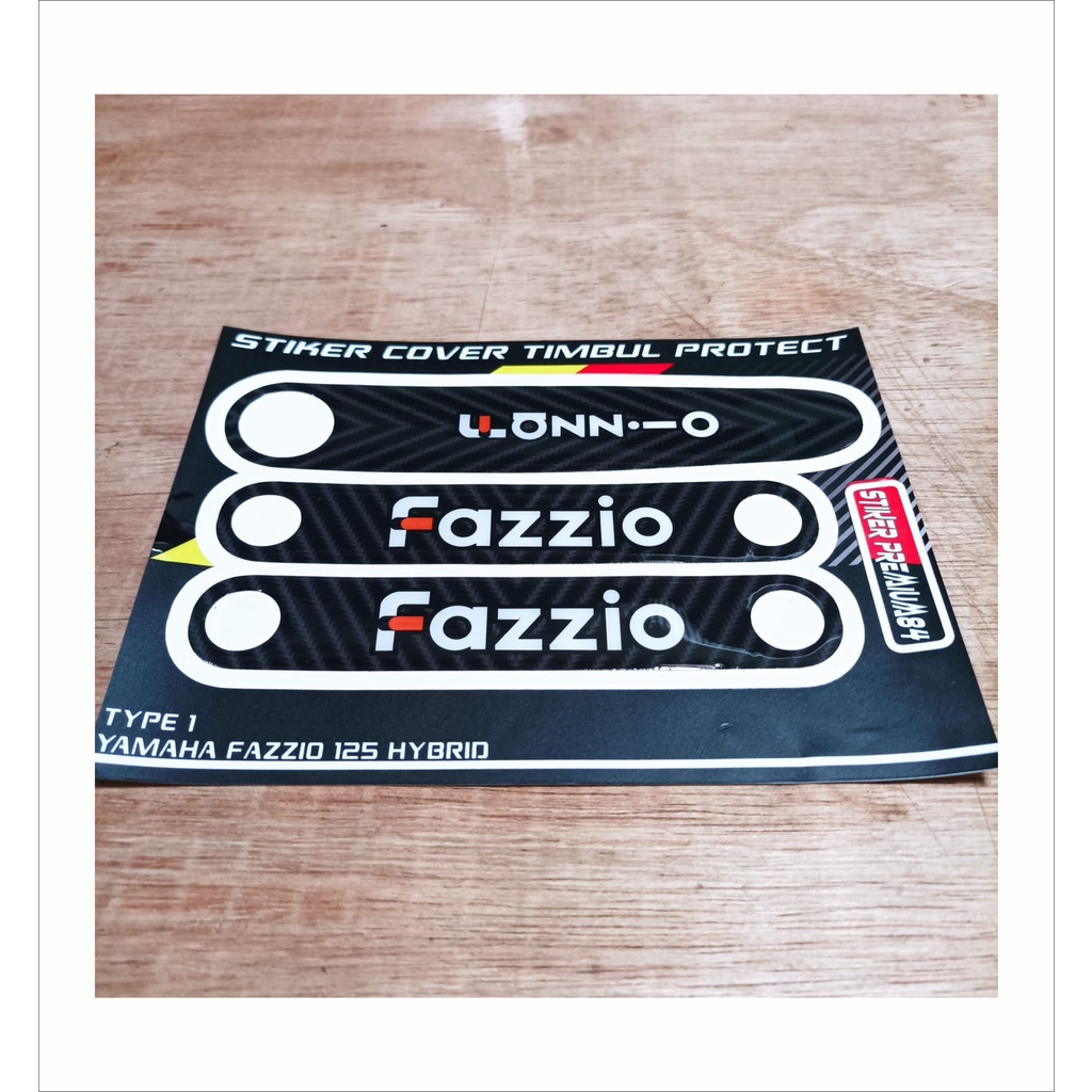 sticker timbul body yamaha fazzio variasi sticker timbul fazzio