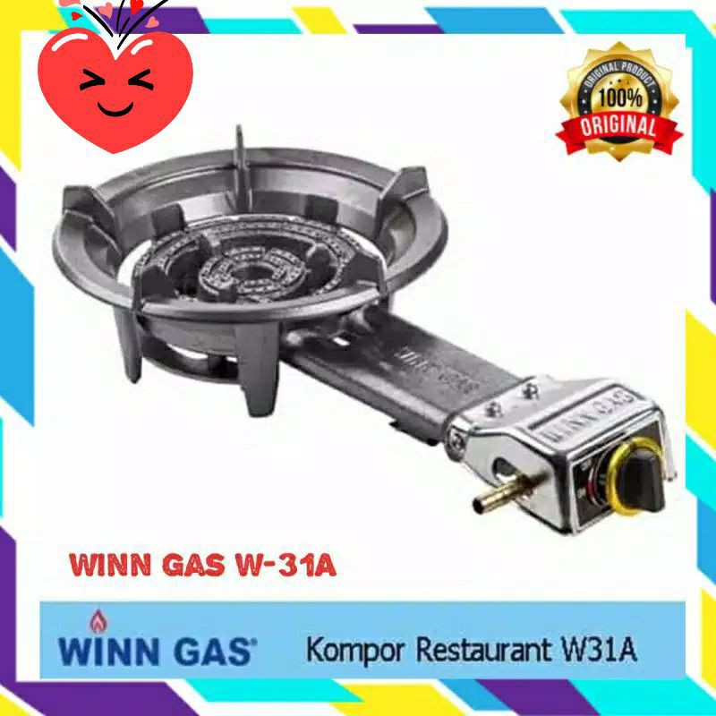 Winn Gas  , W 31A  , Win Gas , Kompor gas , Kompor  cor , Api Seribu