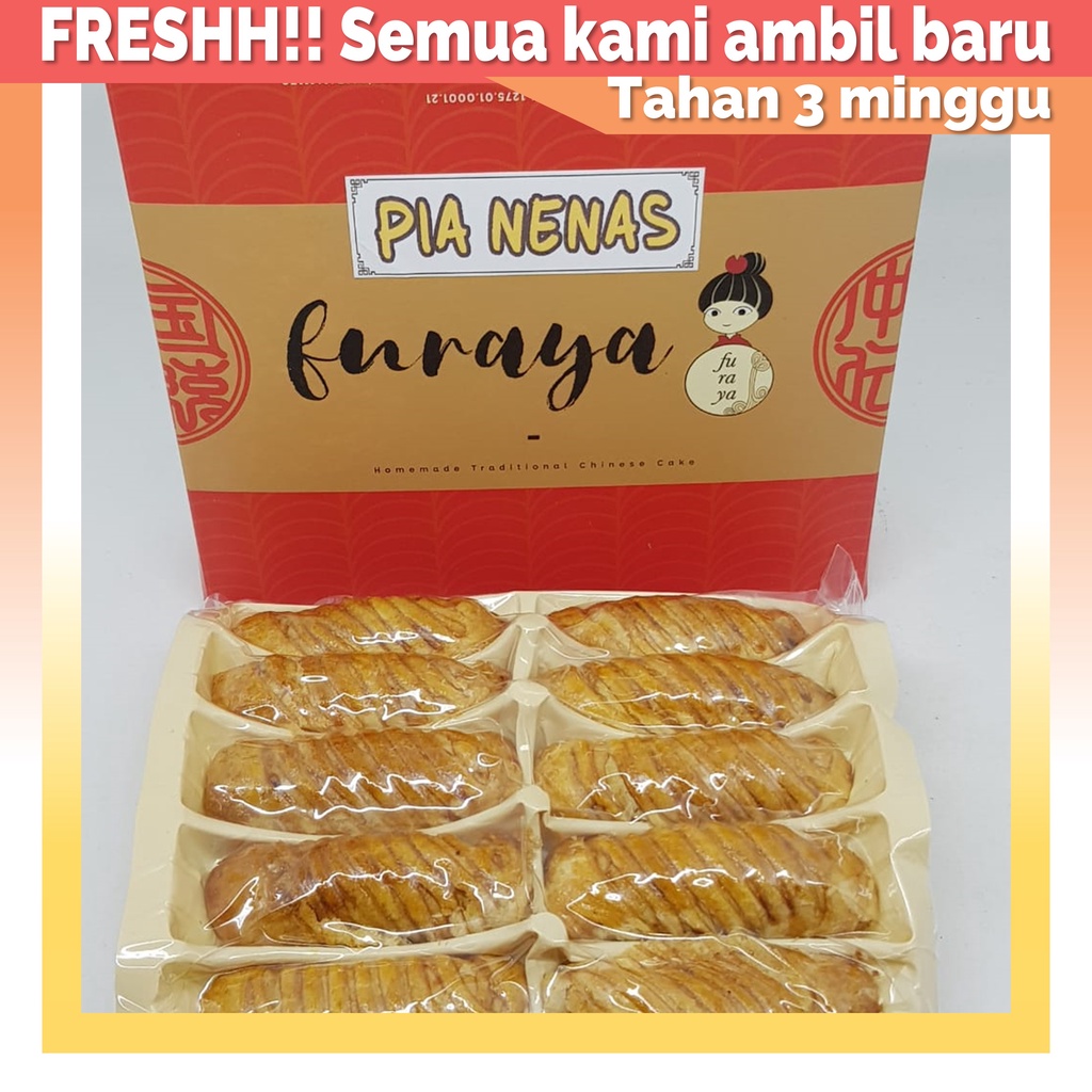 

Pia Nenas FURAYA Medan Vacum Ong Lai Pia Premium Kue Kering