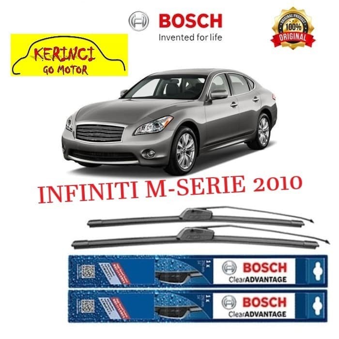 WIPER BOSCH CLEAR ADVANTAGE INFINITI M-SERIE 2010 24&quot; &amp; 19&quot; SEPASANG