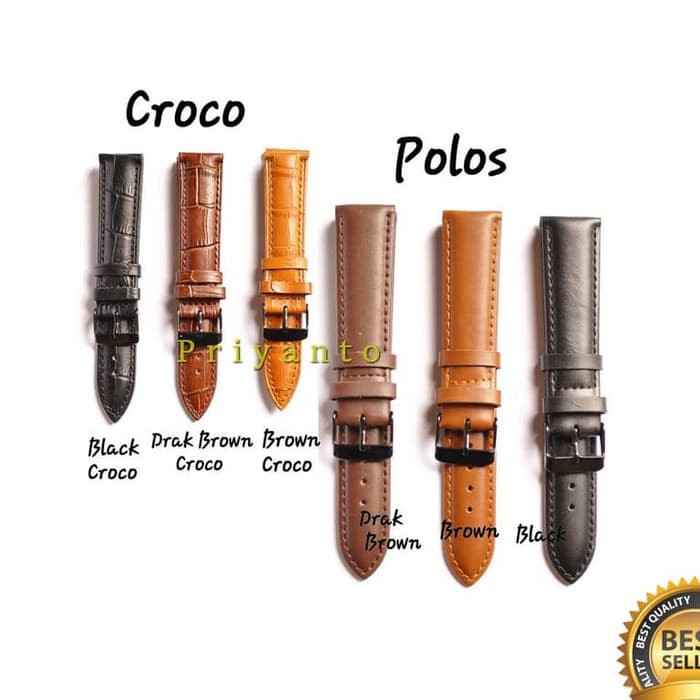 Tali AC 20-22MM Strap Tali kulit alexandre Christie 20-24mm free pen