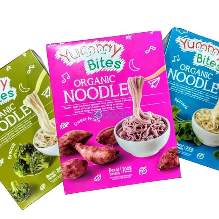 Yummy Bites Organic Noodle 8 bulan keatas