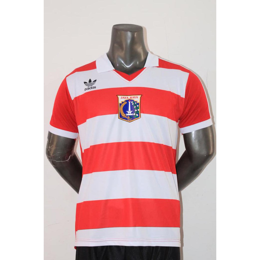 Terbaru Jersey Kaos Baju Persija Home 1985 Retro Classic Grade Ori Futsal