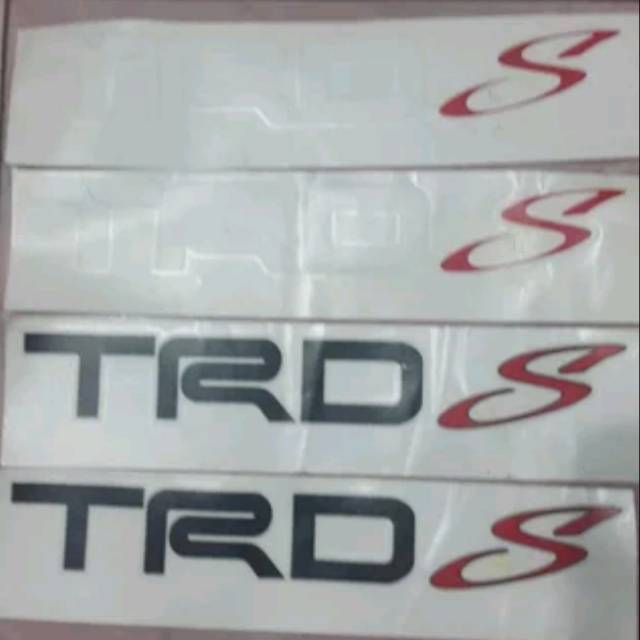 STICKER TRD S TOYOTA AGYA