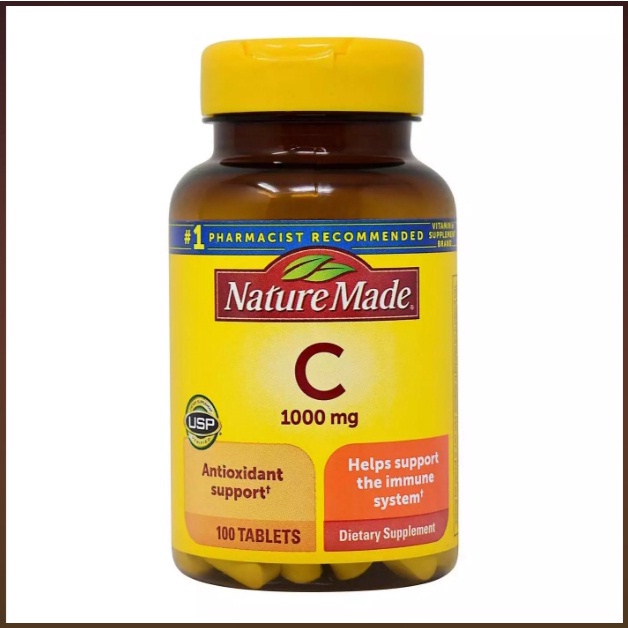 Nature Made C 1000 mg 100 Tablets Vitamin C