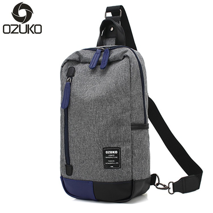 OZUKO 8813 Tas Selempang Pria Anti Air Sling Bag Pria By Japan Design WATCHKITE WKOS