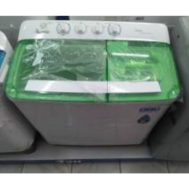 Midea MTD92-P501Q Mesin Cuci 2 Tabung 8kg  Dengan Anti Lilit
