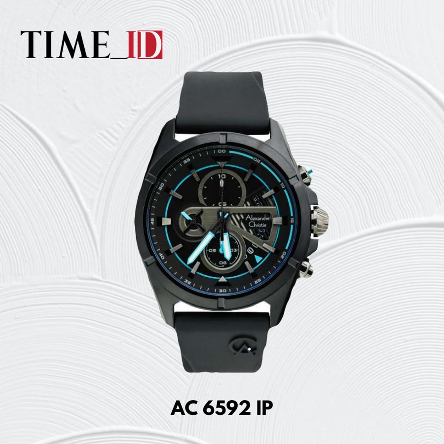 Jam Tangan Alexandre Christie AC 6592 BLACK PRIA