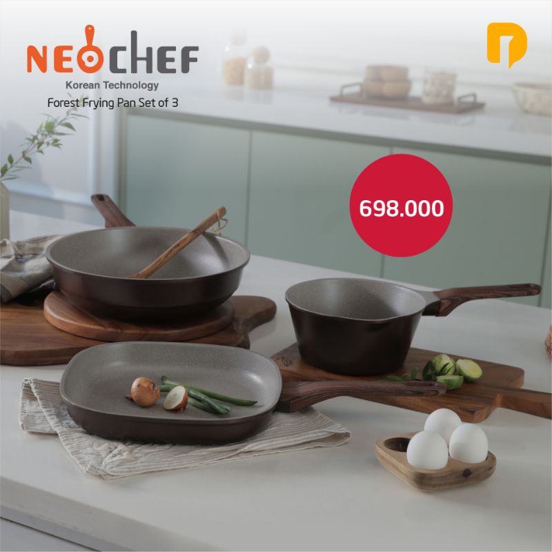 PANCI ANTI LENGKET ANTI GORES PANCI SUP NEOCHEF WAJAN ESTETIK KOREA