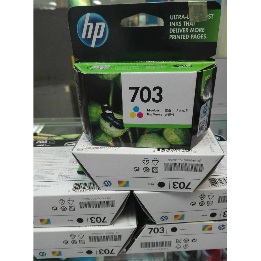 

TINTA PRINTER HP 703 colour INK Cartridge Original