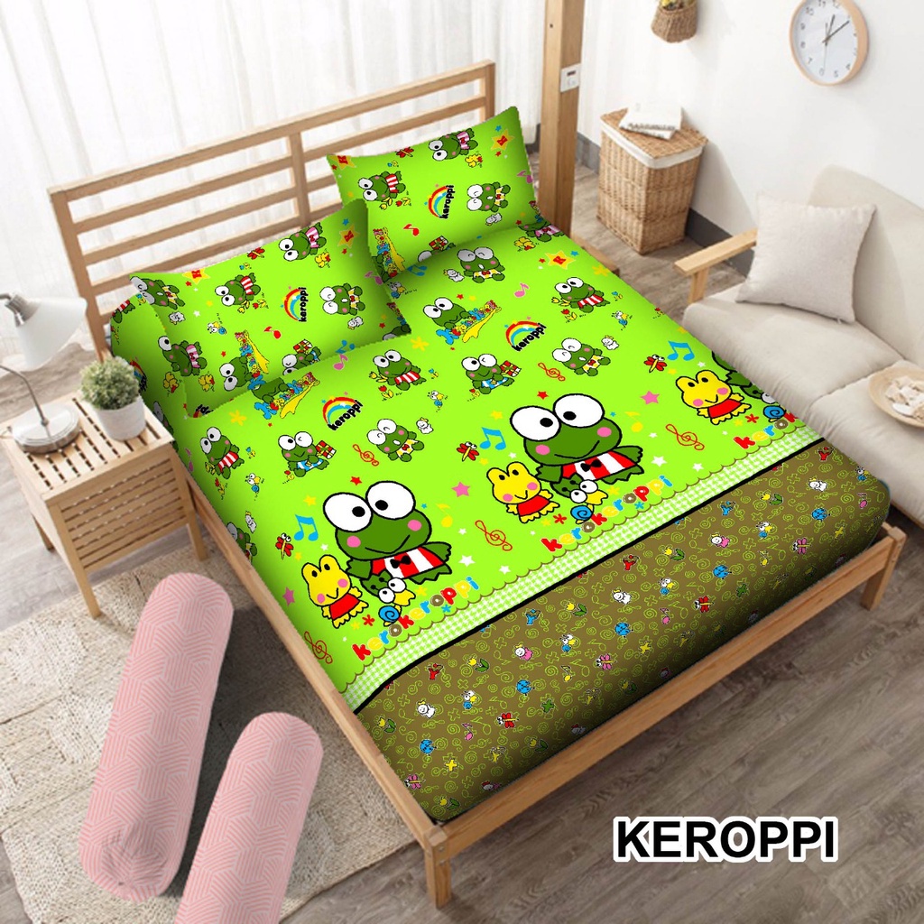 SPREI MOTIF KARTUN KUALITAS SAMA DENGAN BONITA - ANTI LUNTUR UKURAN 180x200/1 SET SEPRAI HOMEMADE